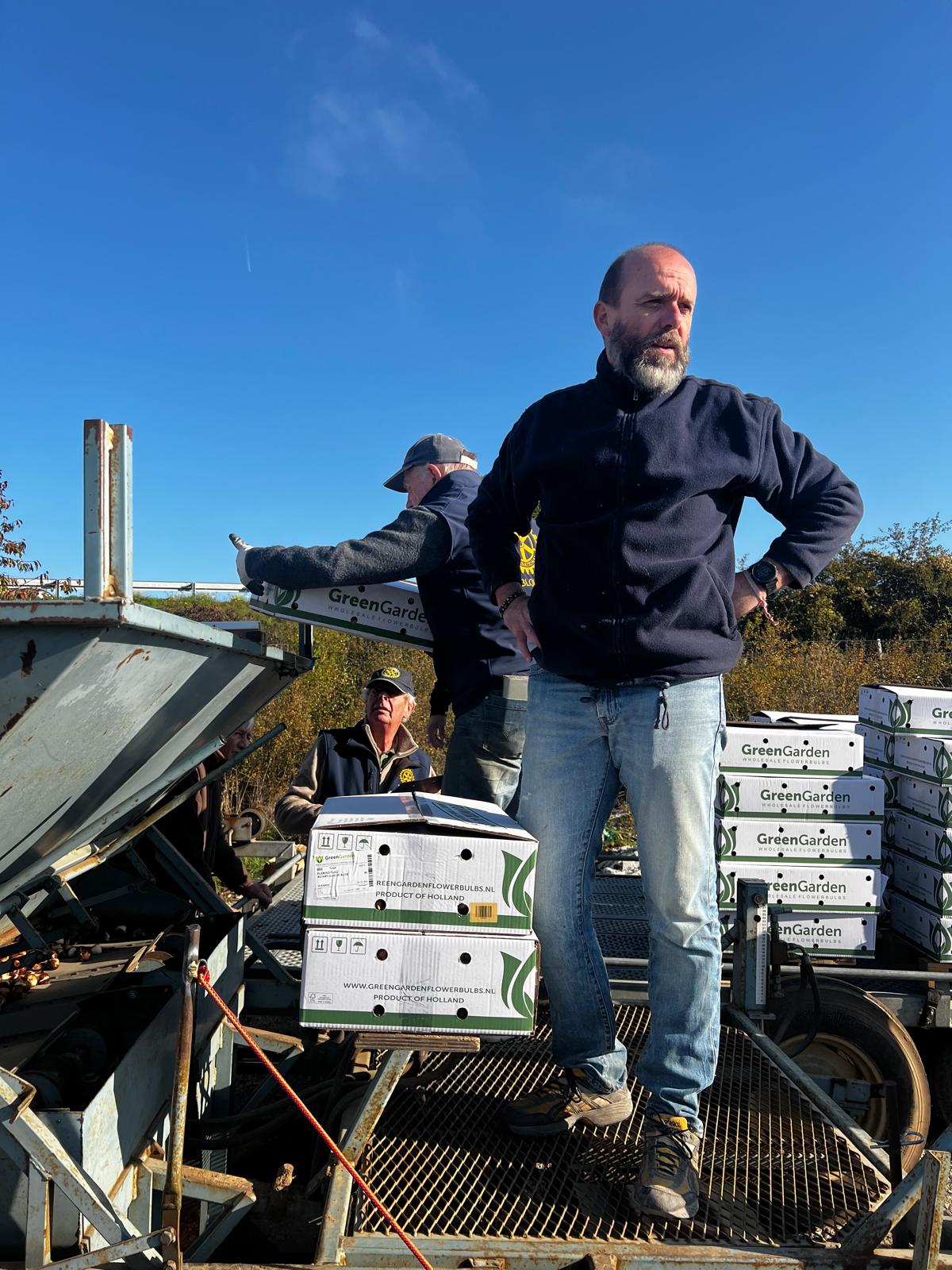 Plantation des Tulipes de l'Espoir